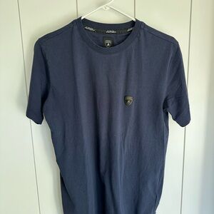 Lamborghini Men's Navy Short Sleeve Tee